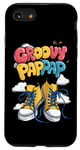Coque pour iPhone SE (2020) / 7 / 8 Rétro Groovy Pap Pap Daddy pour la fête des pères papa, grand-père homme