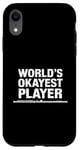 iPhone XR World'S Okayest Flute Player, Flute Player Orchestra Flutist Case