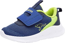 KangaROOS K-IR Sporty V Basket, DK Navy Lime, 21 EU