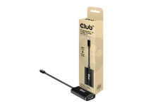 Club 3D CAC-1186 - Adapterkabel - Mini DisplayPort hane till HDMI hona - 15 cm - aktiv, Enkelriktad, 8K30Hz stöd, 4K120 Hz (3840 x 2160) stöd - för P/N: CAC-1085