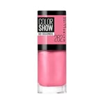 GEMEY MAYBELLINE COLOR SHOW NEON VERNIS A ONGLES TENUE EXCELLENTE 262 PINK BOOM