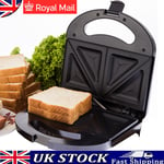 Deep Fill 750W Sandwich Maker Toaster Toastie Non Stick Stainless Steel Pan