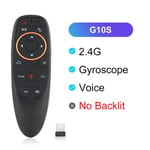 G10 G10s Pro Voice Kaukosäädin 2,4g Langaton Air Hiiri Gyroskoopilla Ir Learning Android TV Box Km2 H96 Max X96 Mini Km6 - Kaukosäädin