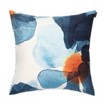 Marimekko Valssi putetrekk 50x50 cm White-dark blue-orange