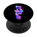 Trippy Psychedelic Mushrooms Magical Spores PopSockets Swappable PopGrip