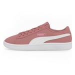 Puma Smash V2 Buck Jr Vit,rosa 38