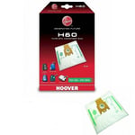 4 x GENUINE Hoover Enigma Freemotion H60 Vacuum Cleaner Bags PureHEPA   35600392