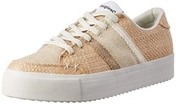 Desigual Femme Chaussures de Rue Naturelles Basket, Blanc, 41 EU