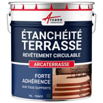 Peinture étanche pour terrasse extérieure ARCATERRASSE - ARCANE INDUSTRIES - Gris basalte - 10 L