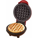 Dripex - Mini Gaufrier, Machine à Gauffres Antiadhésive électrique pour Gaufres Individuelles, Paninis, Crêpes, Hachois, Petit Déjeuner Rapide,