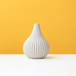 Blessings Decor Vase en céramique Moderne de Luxe pour décoration d'intérieur (Blanc céramique)