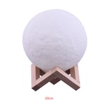 Led Moon Night Light Table Desk Lamp Home Decoration 20cm