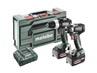 Metabo SET 2.9.3 18V, Skruvdragare, Pistolhandtag, Svart, Grön, Röd, 2100 RPM, 34 nm, 75 nm