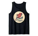 Cute red Sparrow Costume Tank Top