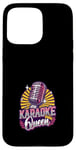 Coque pour iPhone 15 Pro Max Karaoké Queen Karaoké Chanteur Microphone Karaoké