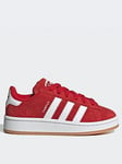 adidas Originals Kids Unisex Campus 00s Elastic Trainers - Red, Red, Size 12 Younger