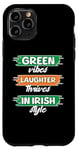 Coque pour iPhone 11 Pro Green Vibes Laughter Lot de 2 couples irlandais assortis