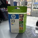 HP 23 Tri-Colour Ink Printer Cartridge Brand New Sealed & Boxed Expired