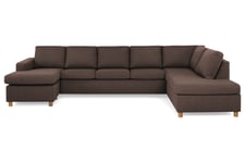 U-soffa Nevada XL Divan Vänster - Brun Scandinavian Choice