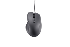 DELTACO – Silent Wired Office mouse 5 buttons, 600-1600 DPI, black (MS-807)