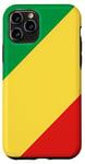 Coque pour iPhone 11 Pro Drapeau de la République du Congo Proud Patriot Souvenir Fan