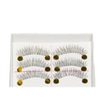 10 par lösögonfransar fransar false eyelashes Svart