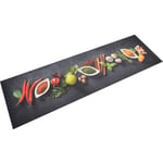 Maisonchic - Tapis de cuisine lavable, Tapis Devant ​Evier Lavable Antidérapant impression d'épices 45x150 cm velours OECF84731