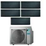 Climatiseur split inverter Daikin bluevolution penta série ftxa-bt stylish real blackwood 9+9+12+12 avec 5mxm90n r-32 wi-fi intégré