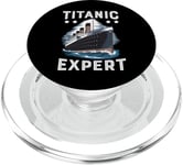 Titanic Expert – White Starline RMS Titanic Garçons Filles PopSockets PopGrip pour MagSafe