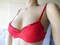 CHANTAL THOMASS soutien gorge corbeille DESIR rouge 90B 90 B