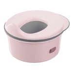 keeeper Pot pour Bébé deluxe 3in1, pot + siège de toilette + tabouret, 30 x 34 x 18,5 cm, Miro Pure, rose (Nordic Pink)