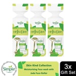 Simple Skin Kind Collection Facial Wash Gift Set for Her with Facial Jade Roller