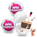 Mini Brands Mini Fashion Series 1 Real Fabric Fashion Bags And Accessories Capsule Collectible Toy (2 Pack)