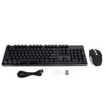 Souris + Clavier QWERT Rechargeable Accessoire de Jeu d'Ordinateur 2.4G sans Fil