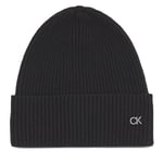 Halsduk + mössa Calvin Klein Re-Lock Beanie / Scarf K60K611331 Svart