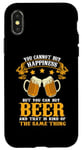 iPhone X/XS Can't Buy Happiness But You Can Buy Beer Drinking Beer Lover Case