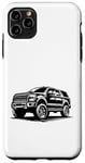 Coque pour iPhone 11 Pro Max #snirt Coque de protection à capuche pour véhicule tout-terrain Motif SUV