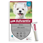 Advantix Petit Chien entre 4 et 10 kg – Pipettes pour chien contre 6 parasites – Traitement et protection pour votre chien pendant 4 semaines – 4 x 1,0 ml