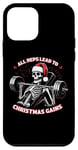 Coque pour iPhone 12 mini All Reps Lead to Xmas Gains Weight Lifting Christmas Gym