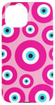 iPhone 15 Evil eye Pink Phone Simple Classic Case Cover Case