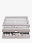 Stackers Supersize Glass Lid Charm 2 Drawer Jewellery Box