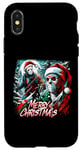 iPhone X/XS Merry Christmas Festive Slasher Candy Cane Menace Case