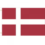 3x5 fot Danmarks flagga - Livful färg och blekfri  - Danska danska nationella flaggor Polyester med mässingsöljetter 3 X 5 fot