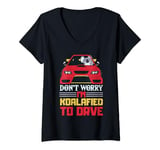 Womens Don't Worry I'm Koalafied to Drive Driving Licence V-Neck T-Shirt