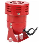 Trimec - Buzzer Siren 220V 120DB Haute puissance Mini alarme de moteur en métal rouge Bruit industriel électrique Garde contre le vol ms 190-