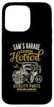 Coque pour iPhone 15 Pro Max Sam's Hotrod Garage Voiture Classique Sam