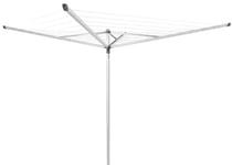 Brabantia Essential Rotary Washing Line Airer with Ground Tube and Protective Cover, 40 m