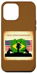 Coque pour iPhone 14 Pro Max Brésil : or, argent, bronze, États-Unis, podium Fair Competition Respect