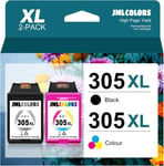 305XL Cartouches Compatible pour Cartouche HP 305 XL Noir et Couleur pour Encre HP 305 pour HP DeskJet 2700,2820e,4120e,4220e,Envy 6000,6020e,6030e(Q222)