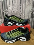 Nike Air Max Plus Tns Mens UK 9.5 EUR 44.5 US 10.5 Black/Blue/volt FZ4628-001